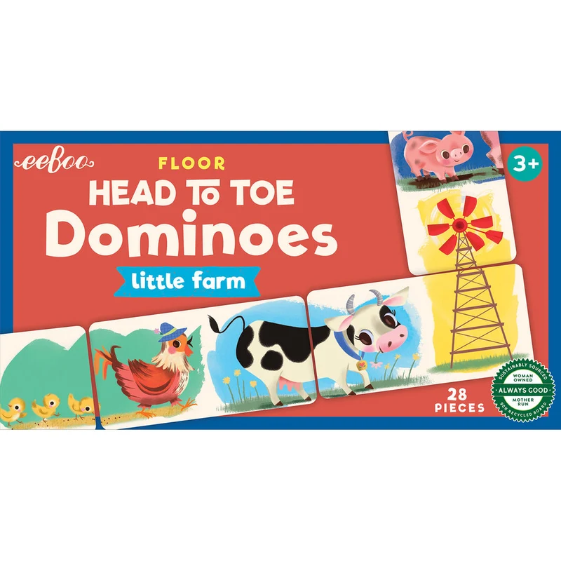 eeBoo Spel, Domino - Bondgården