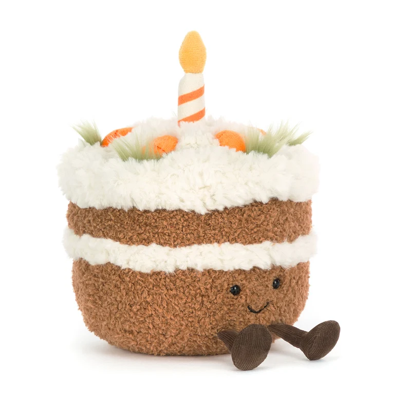Jellycat gosedjur, Amuseables Carrot Cake - 15 cm