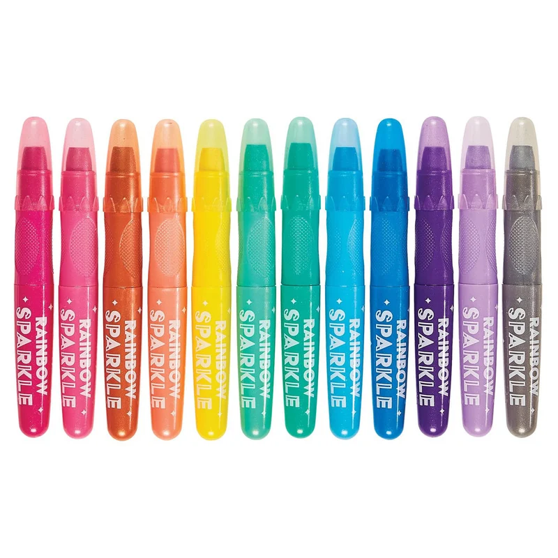 Ooly Gel färgkritor 12 st - Rainbow Sparkle Watercolor Metallic