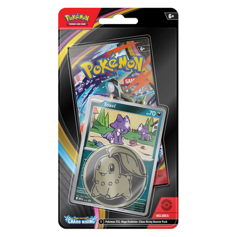 Pokemon Tcg Mega Evolution Chaos Rising Checklane Blister Pokemon