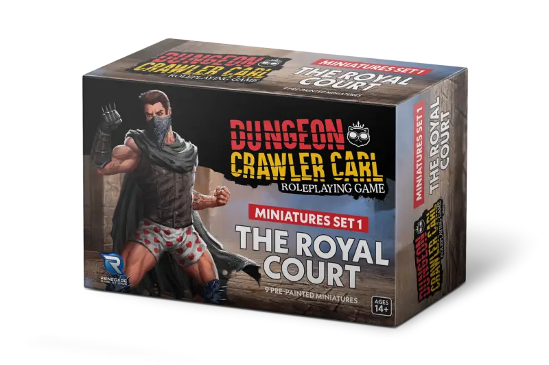 Dungeon Crawler Carl RPG Minis Set 1 The Royal Court