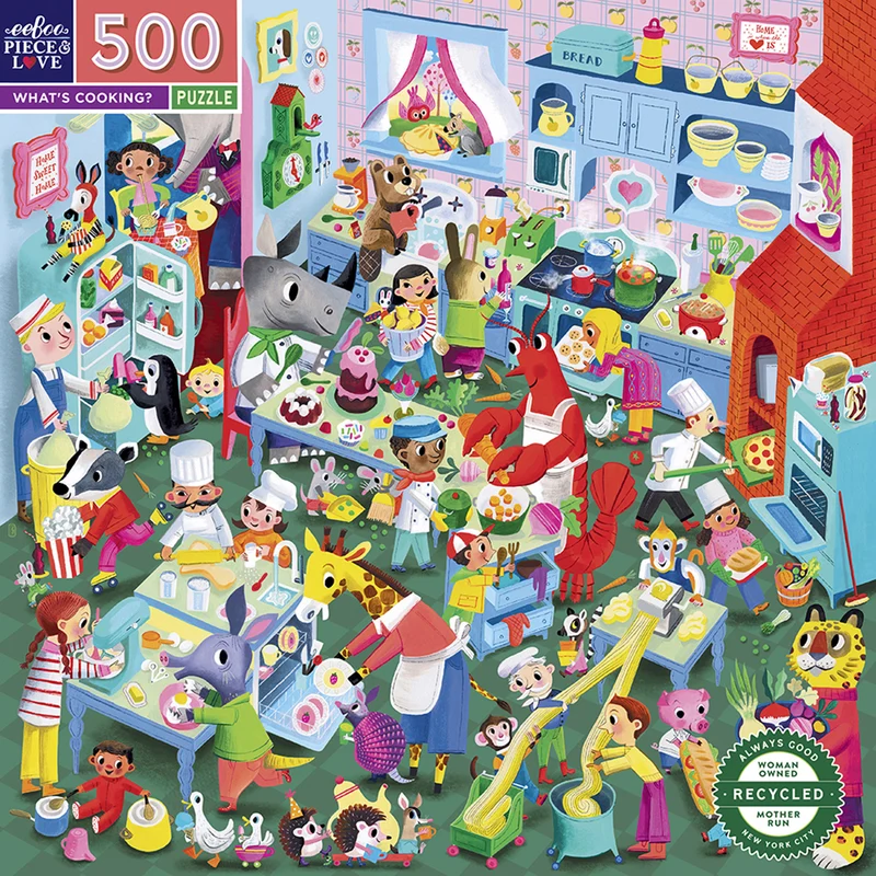 Eeboo pussel, What's Cooking - 500 bitar
