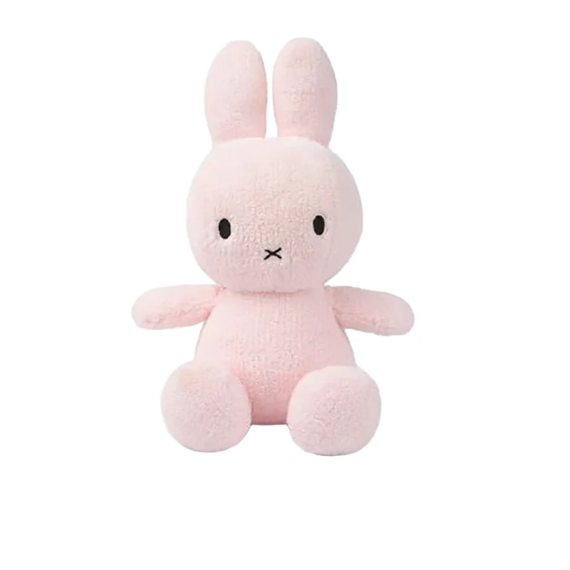 Miffy Terry kaninmjukisdjur, 23 cm - Rosa