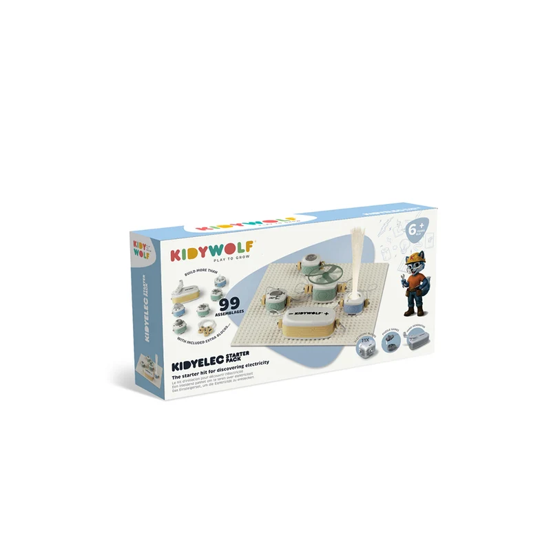 Kidyelec-Starter, - Experimentset om elektricitet - 11 delar