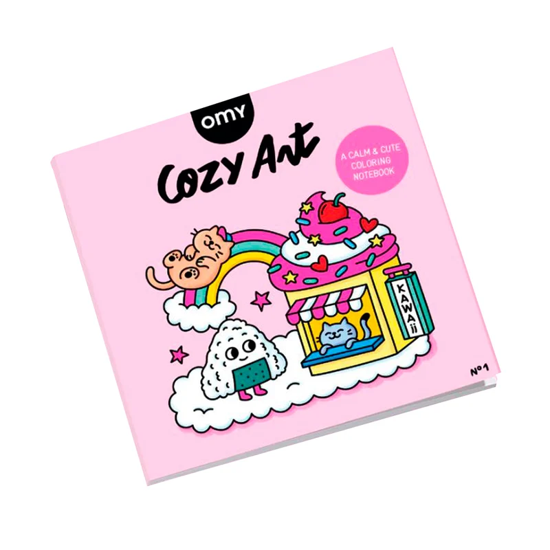 Omy målarbok, Cozy Art - Kawaii