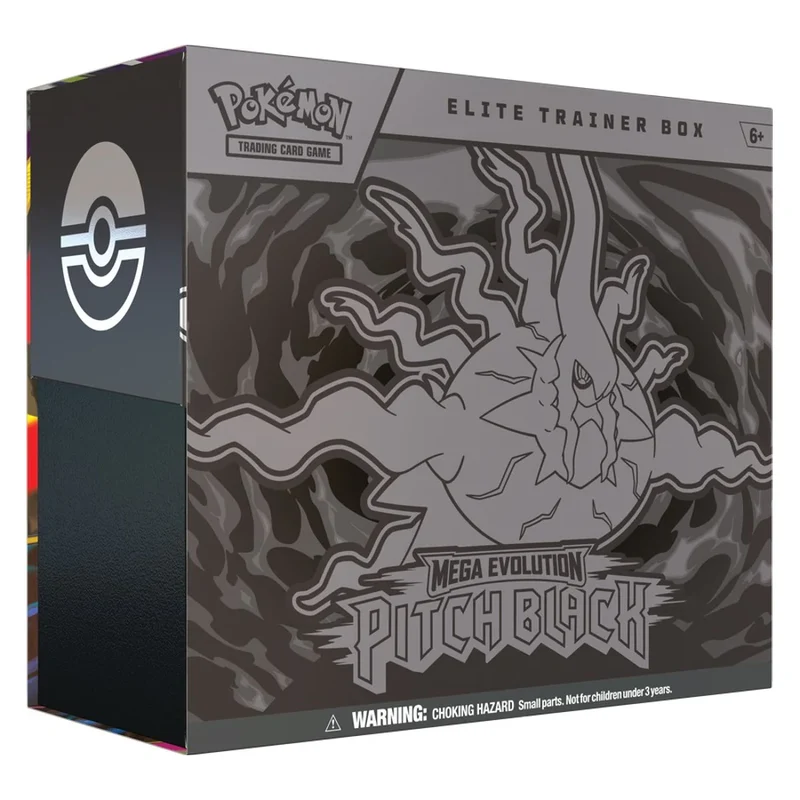Pokémon TCG: Mega Evolution - Pitch Black Elite Trainer Box (Max 1 per kund)