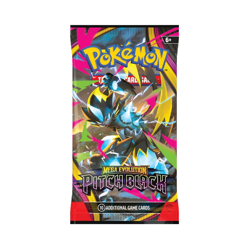 Pokémon TCG: Mega Evolution - Pitch Black Booster (Max 18 per kund)