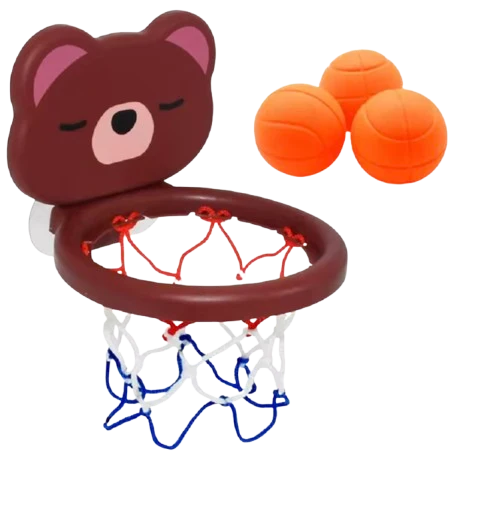 Basketkorg Mini Djurmotiv - Tre Basketbollar