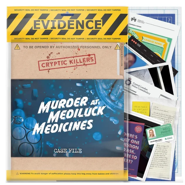 Cryptic Killers Murder at Mediluck Medicines