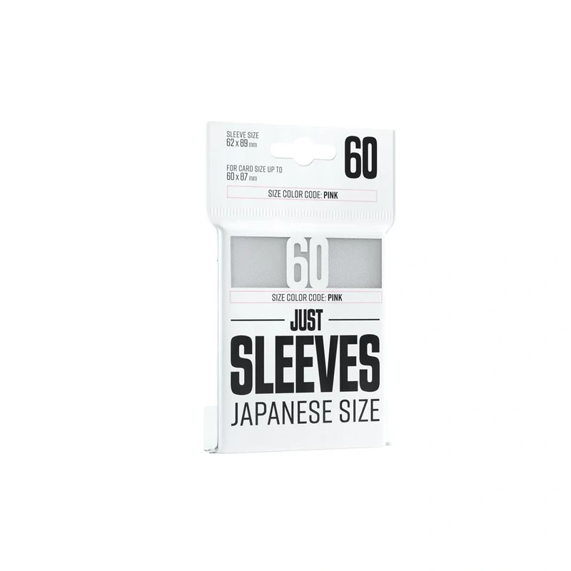 Gamegenic - Just Sleeves - Japanese Size White (60 Sleeves)