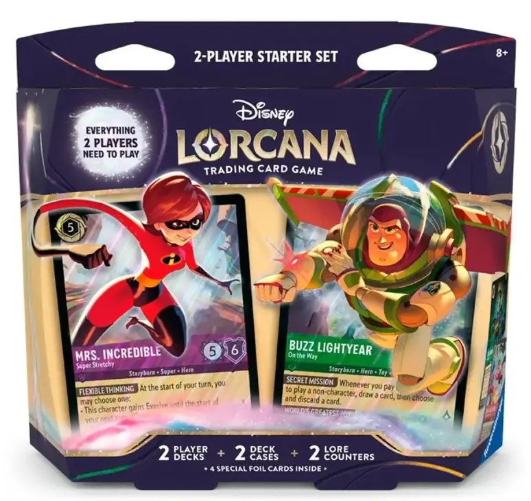 Disney Lorcana Tcg Wilds Unknown 2 Player Starter Set Disney Lorcana
