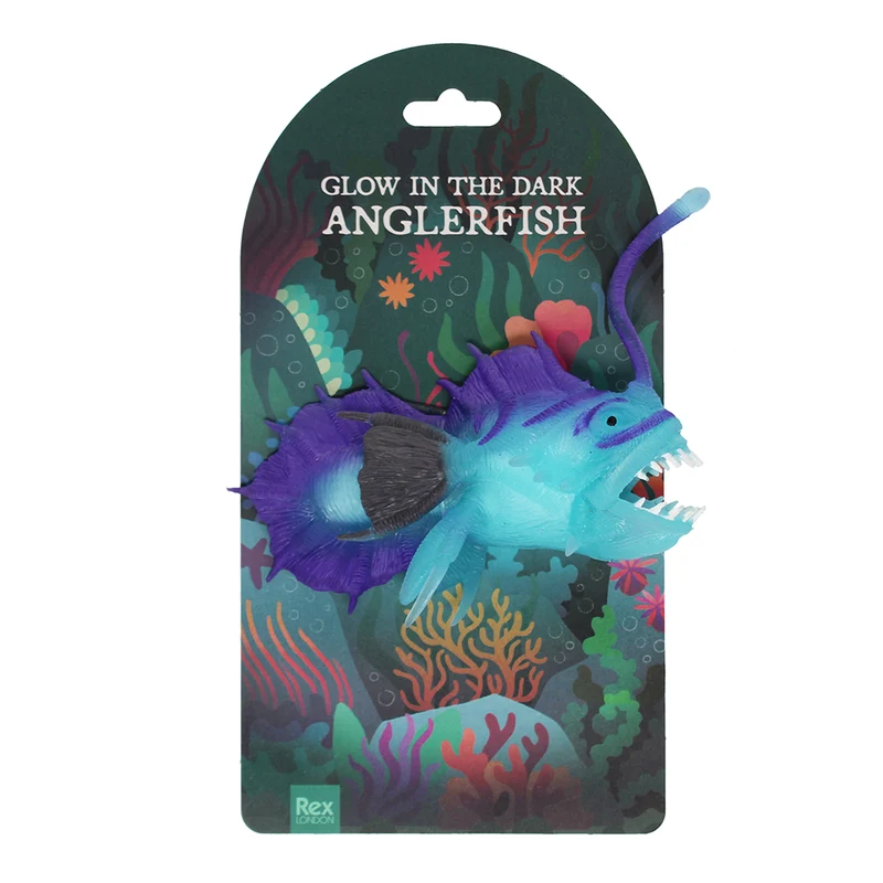 Rex London Glow in the dark, squishy – Djuphavsfisken