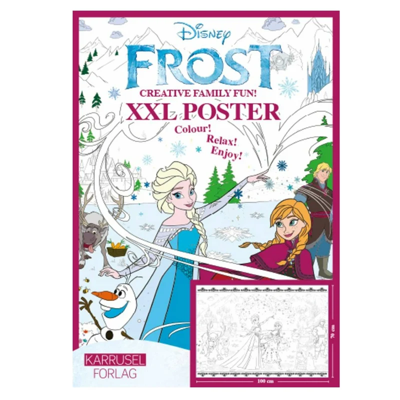 Frosts gigantiska färglägg-själv-affisch