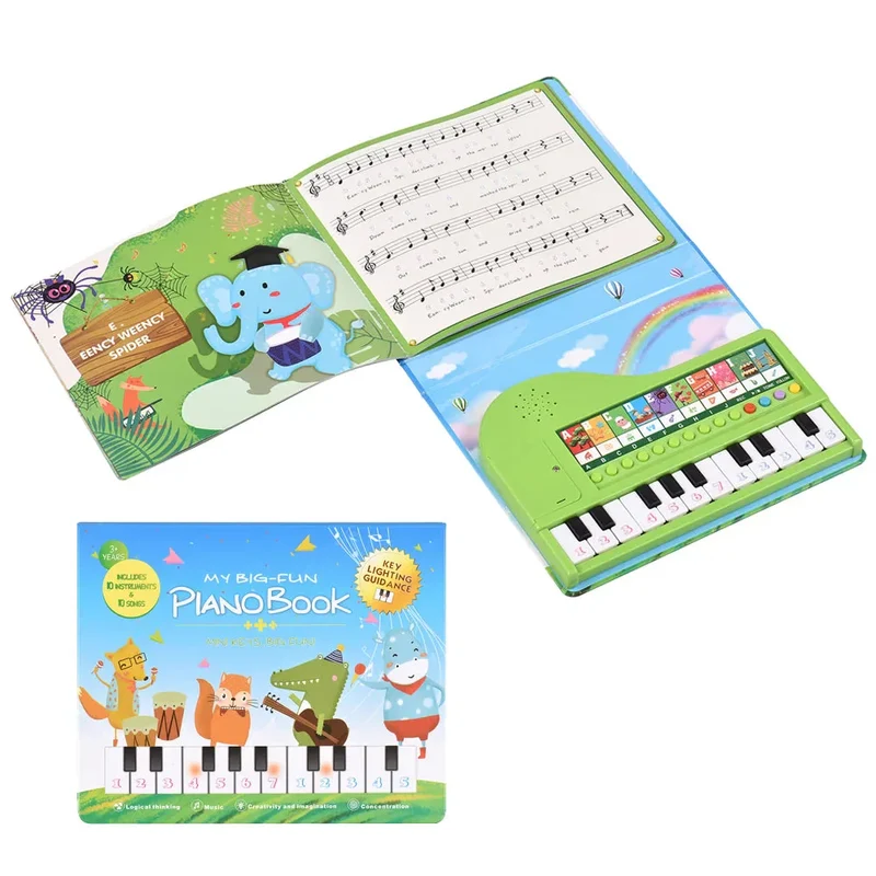 Piano Bok - Magiska tangenter - Pianobok för barn
