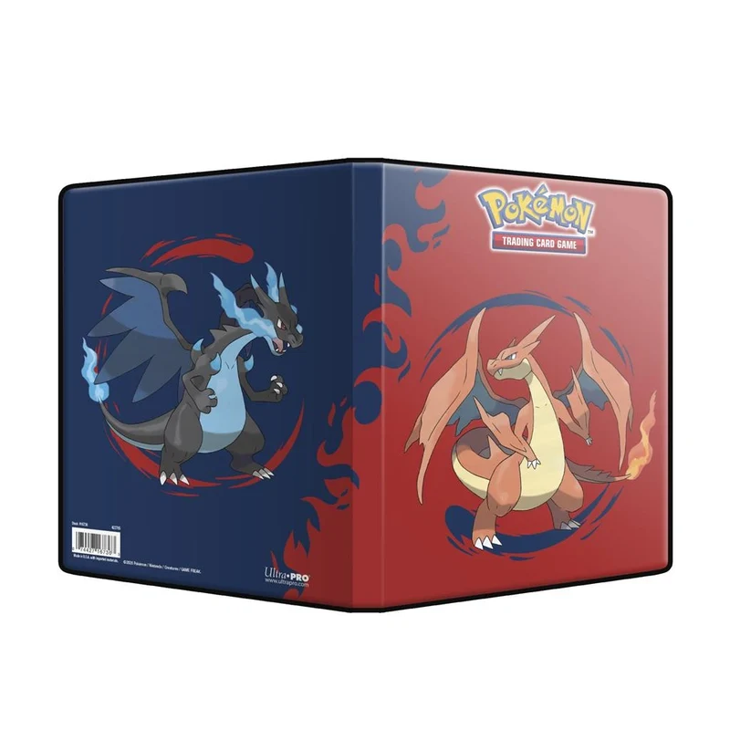 Mega Charizard X And Mega Charizard Y 4 Pocket Portfolio For The Pokemon Trading Ultrapro