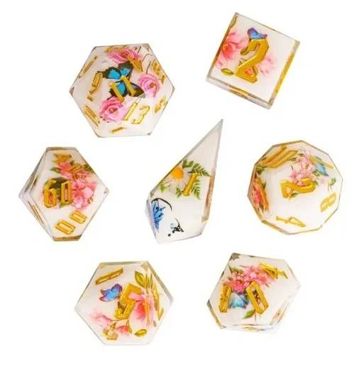 A Role Playing Dice Set - White Summer