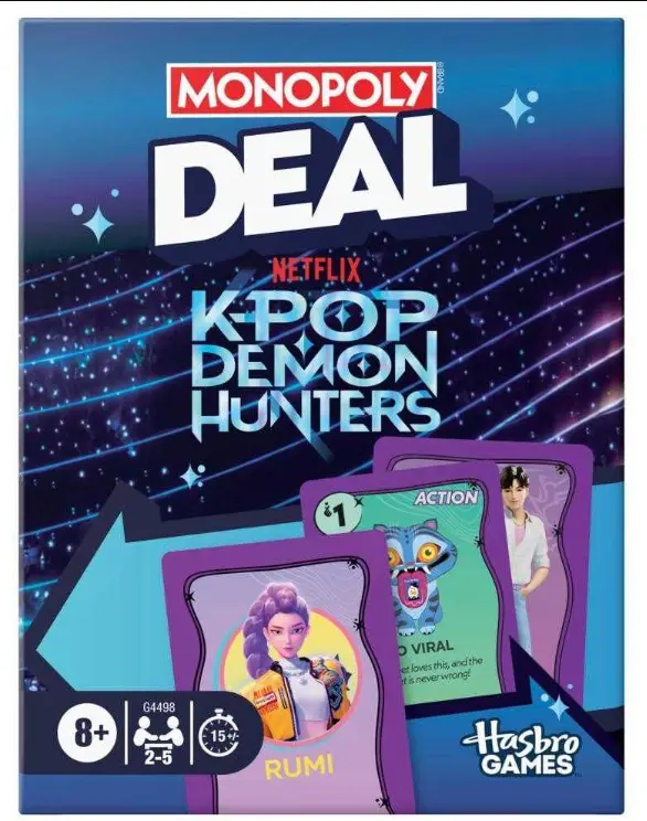 Monopoly Deal K Pop Demon Hunters