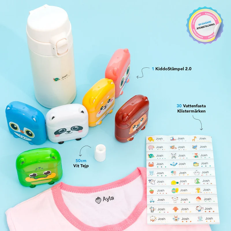 KiddoStämpel™ 2.0 - Stämpel Startpaket