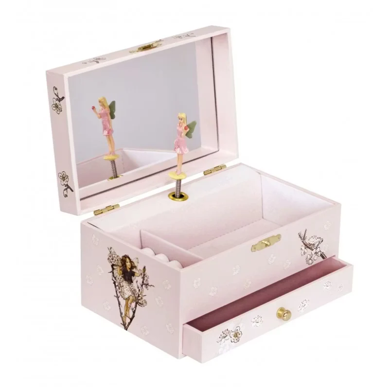 Smyckeskrin Fairy Cherry med speldosa – Trousselier