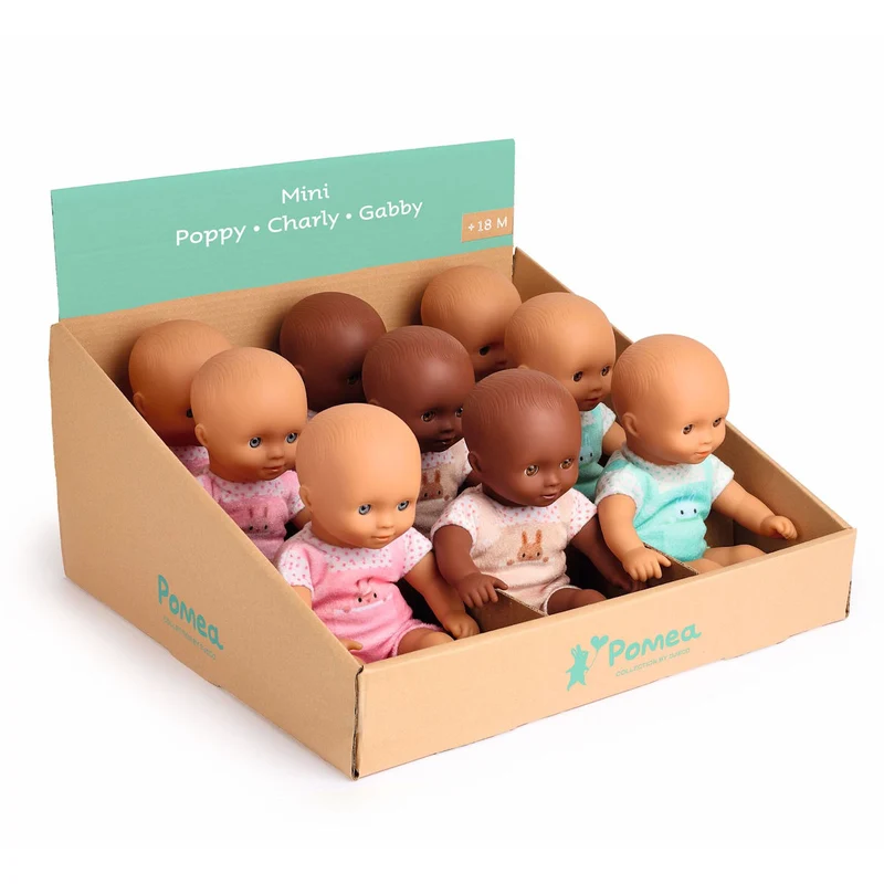 Djeco Pomea mini docka, 3 varianter