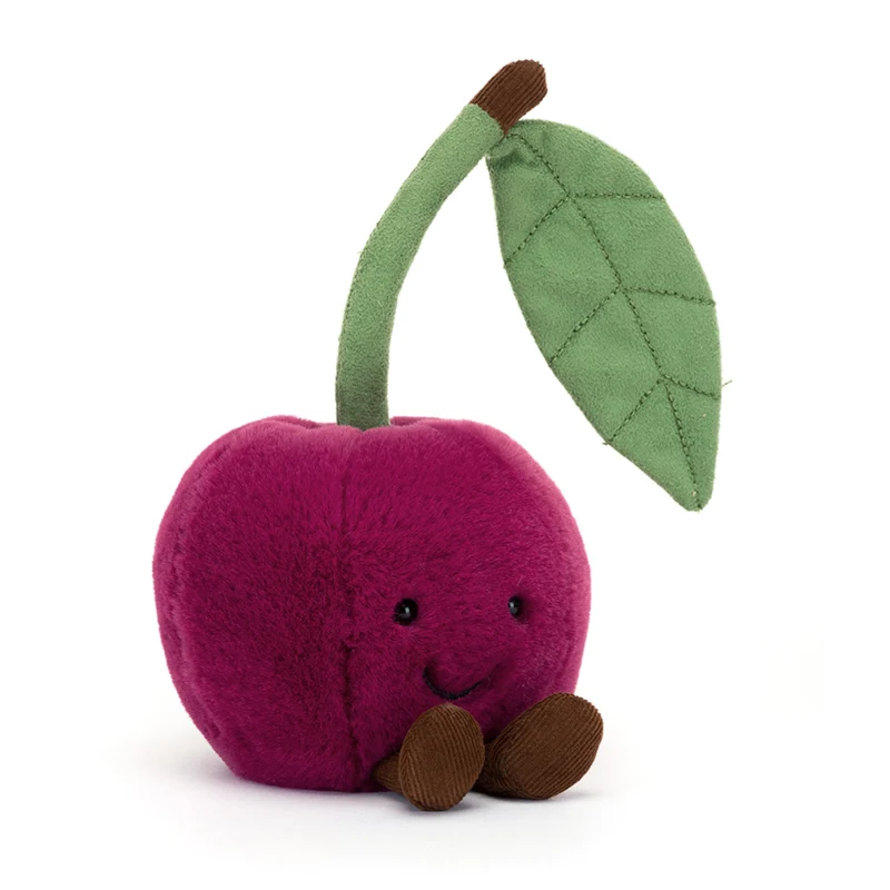 Jellycat gosedjur, Amuseables Food, Körsbär - 12 cm