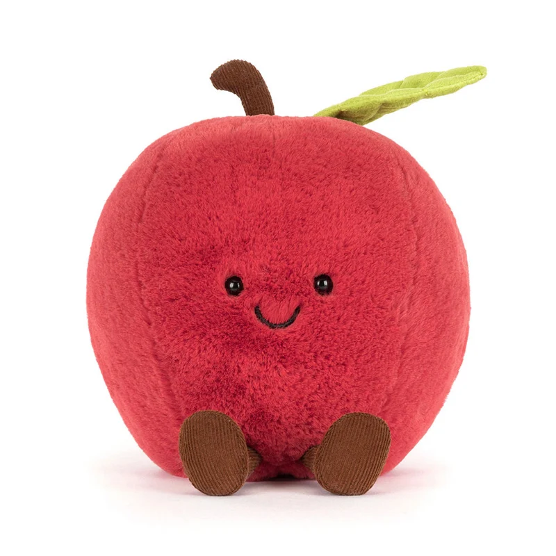 Jellycat gosedjur, Amuseables Food, Äpple - 16 cm