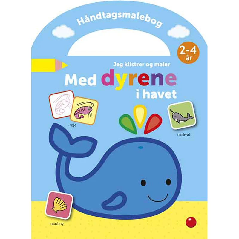 Forlaget Bolden, Målarbok med handtag – Med djuren i havet