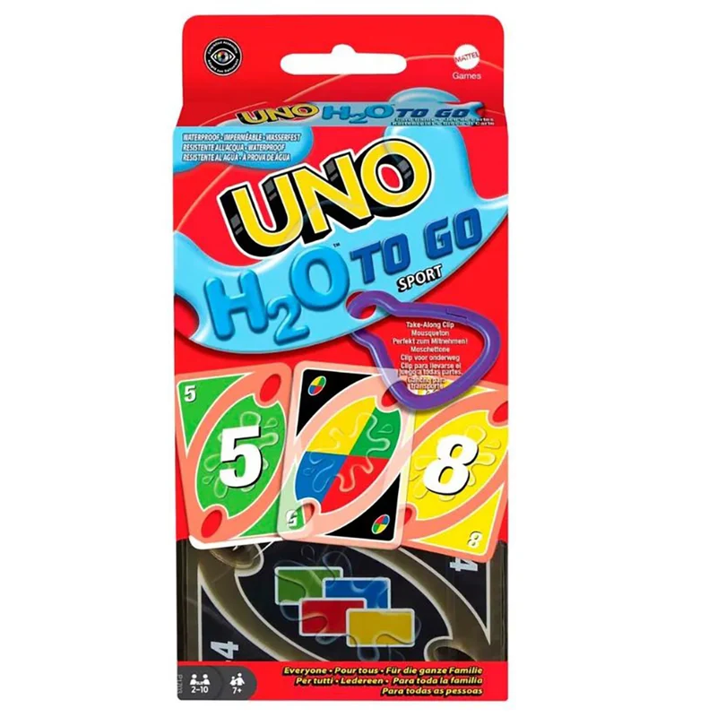 Uno kortspel, H2O to Go - Vattentät version