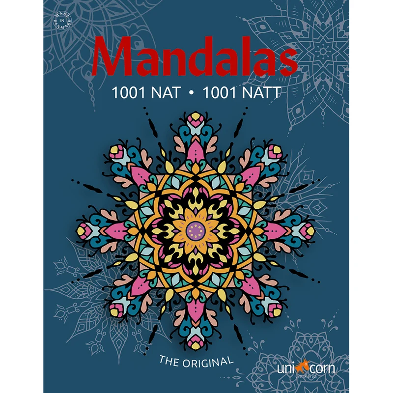 Mandalas målarbok, 1001 natt