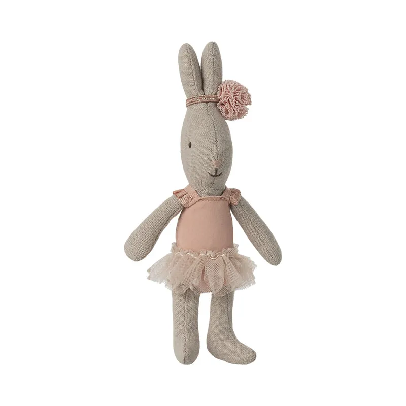Maileg micro hare, Balettdräkt och tyllkjol - rosa