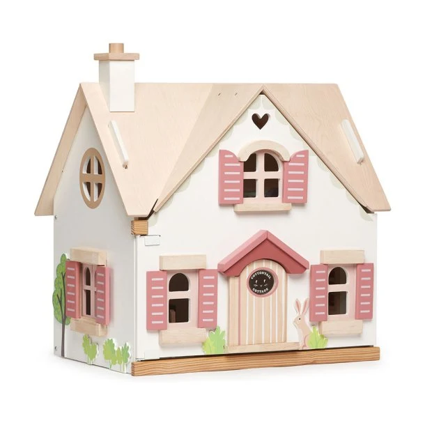 Tender Leaf Dockhus med möbler – Cottontail Cottage