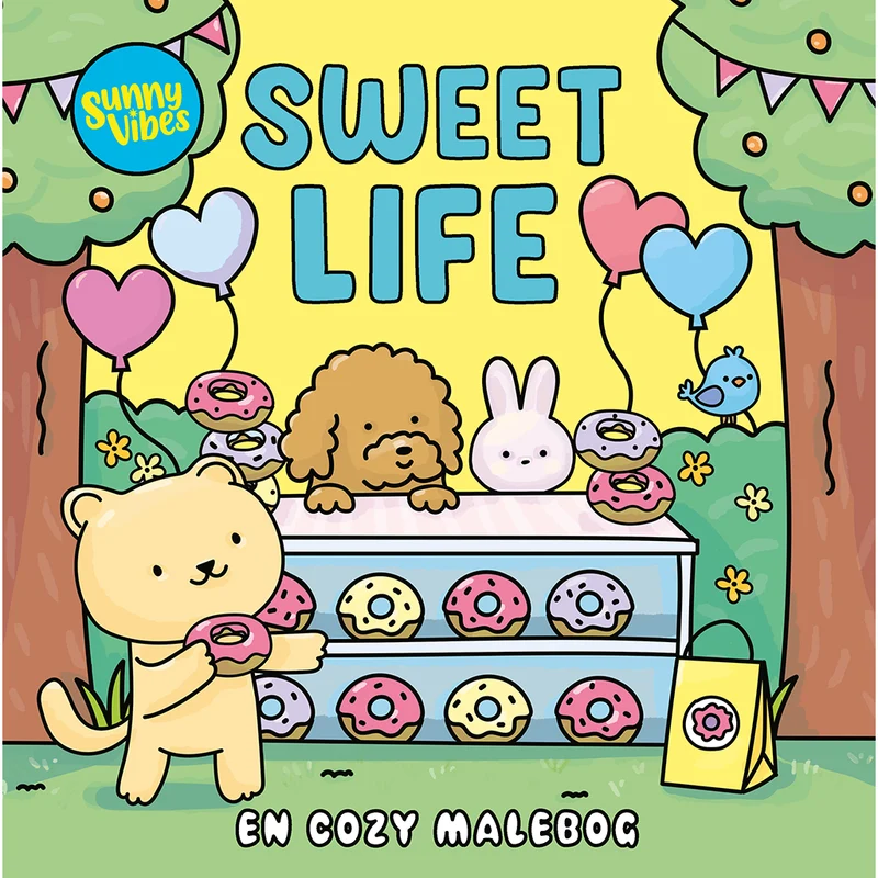 Sunny Vibes, Sweet Life - Cozy målarbok