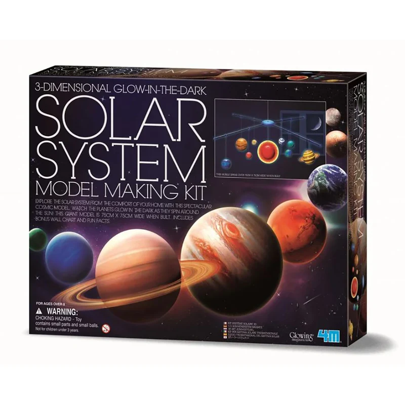KidzLabs, experimentsats - 3D Solsystem Mobil som byggsats