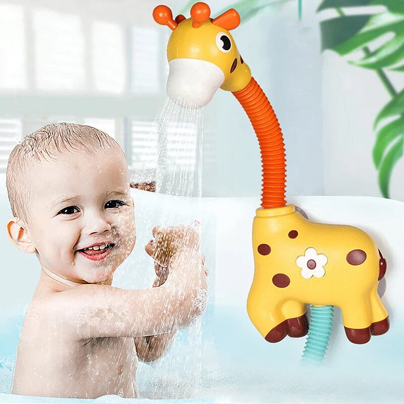 Bad Giraffe - Badskoj med giraff - Duschmunstycke för badkar
