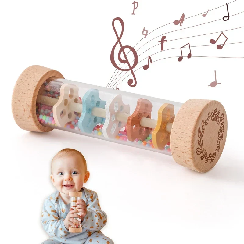 Baby Rain Stick – Magisk regnmusik - sensoriska leksaker