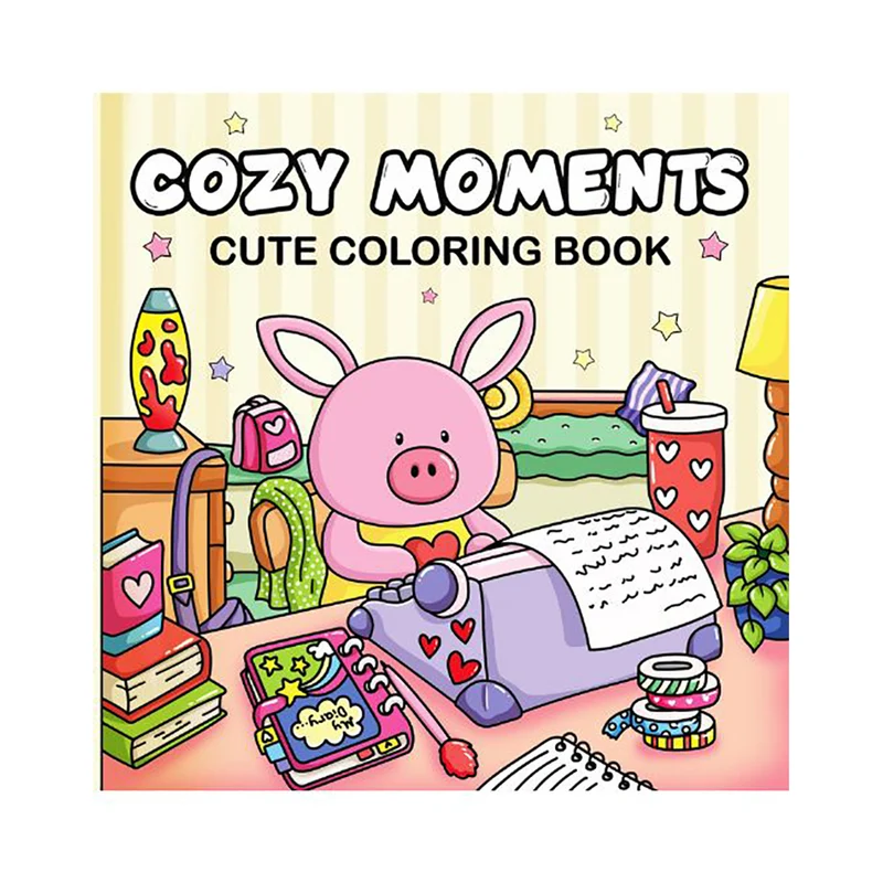 Cozy Moments, målarbok