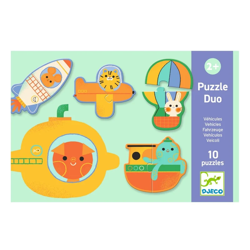 Djeco pussel duo, Transport