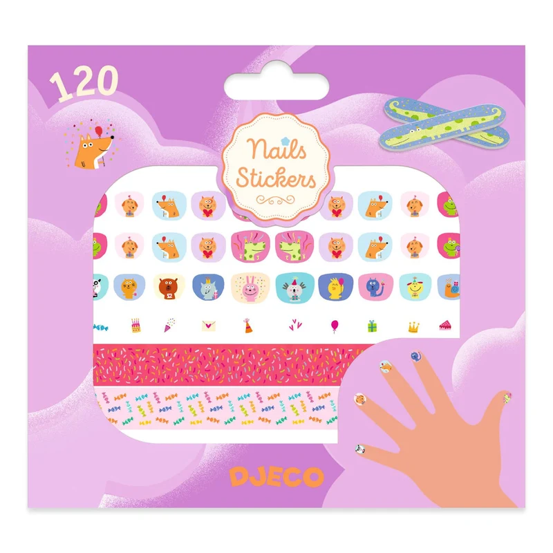 Djeco nagelstickers, Happy Birthday!