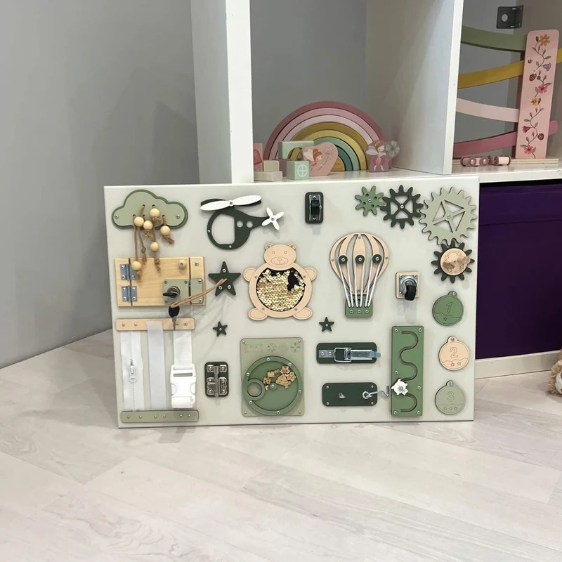 Montessori-aktivitetsbräda – 40 × 60 cm