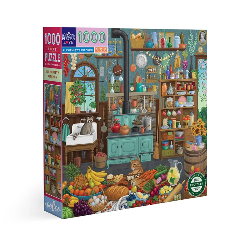 eeBoo Pussel 1000 bitar, Alchemist's kitchen