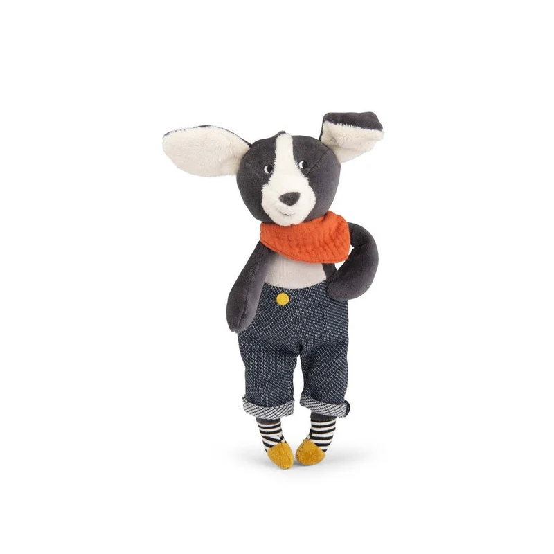 Moulin Roty mjukdjur, Hunden Puce 26 cm - Puce & Pilou