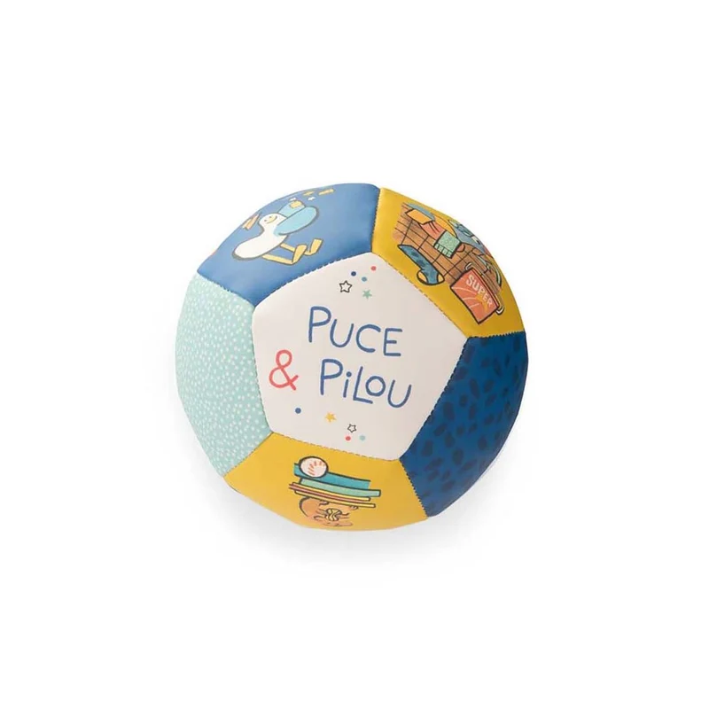 Moulin Roty Mjuk boll 10 cm, Puce & Pilou