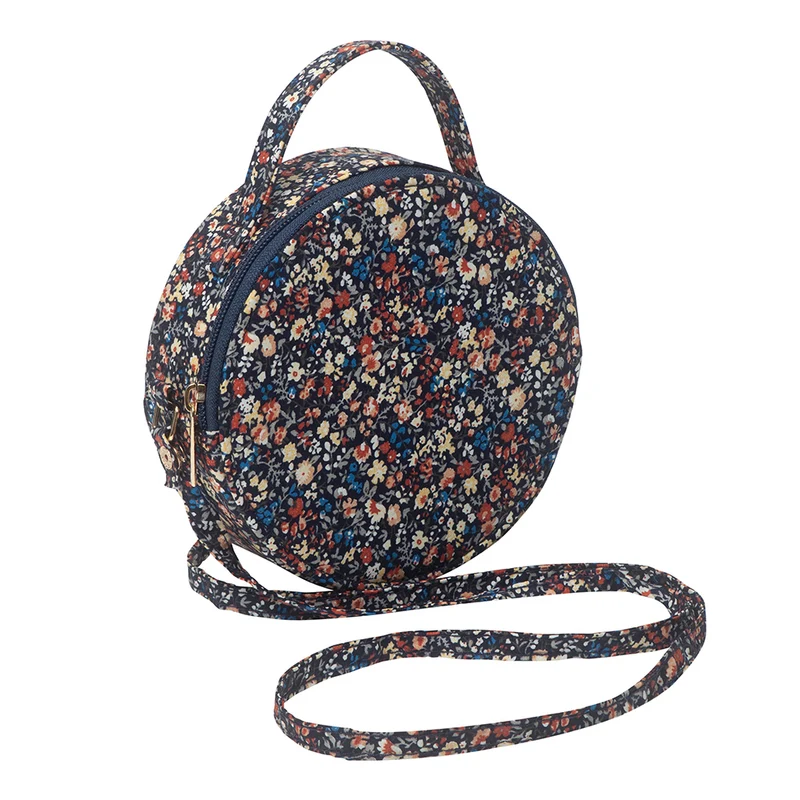 Mimi & Lula Rund axelväska – Fleur Winter Ivy