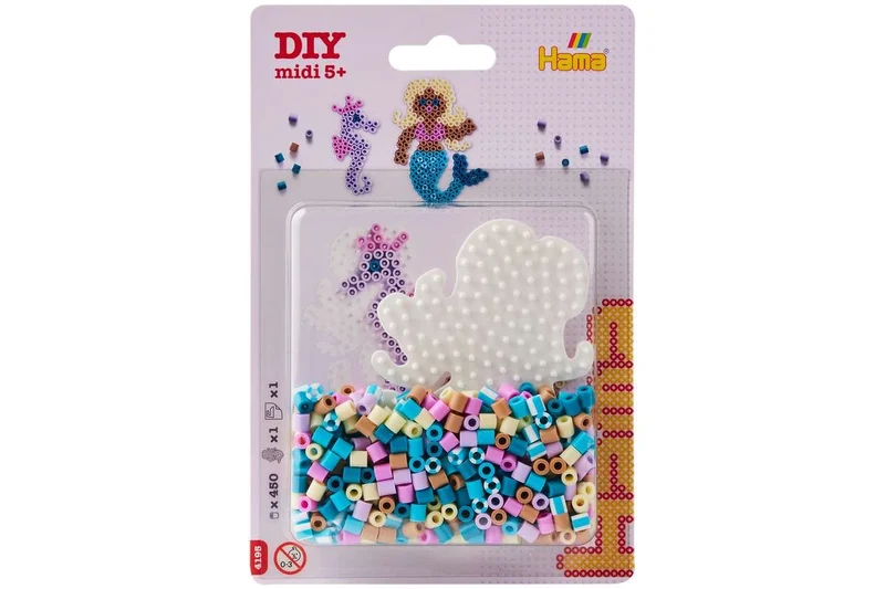 Hama pärlplatte-set, Midi, Sjöjungfru