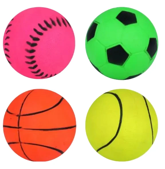 Robetoy gummiboll, sport – Assorterad