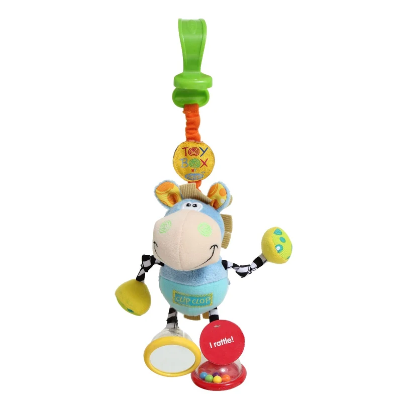 Playgro aktivitetslegetøj, Hesten Clip Clop, rangle m. clips
