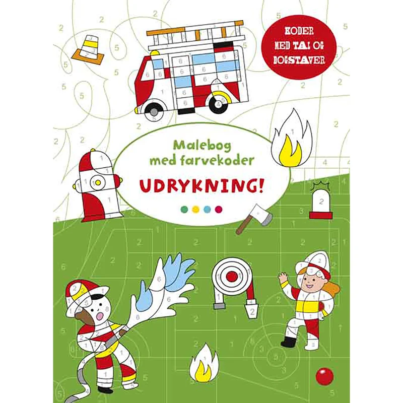 Bolden målarbok, Målarbok med färgkoder: Utryckning!