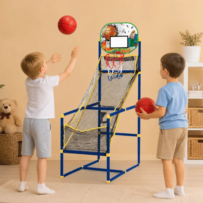 Justerbart Basketkorgsset för Barn – Växer Med Ditt Barn