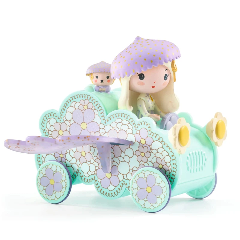 Djeco Tinyly Figurset Jil och molnbilen Tinycar