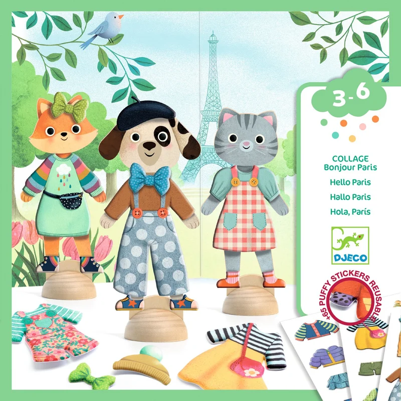 Djeco Pysselbox Hello Paris